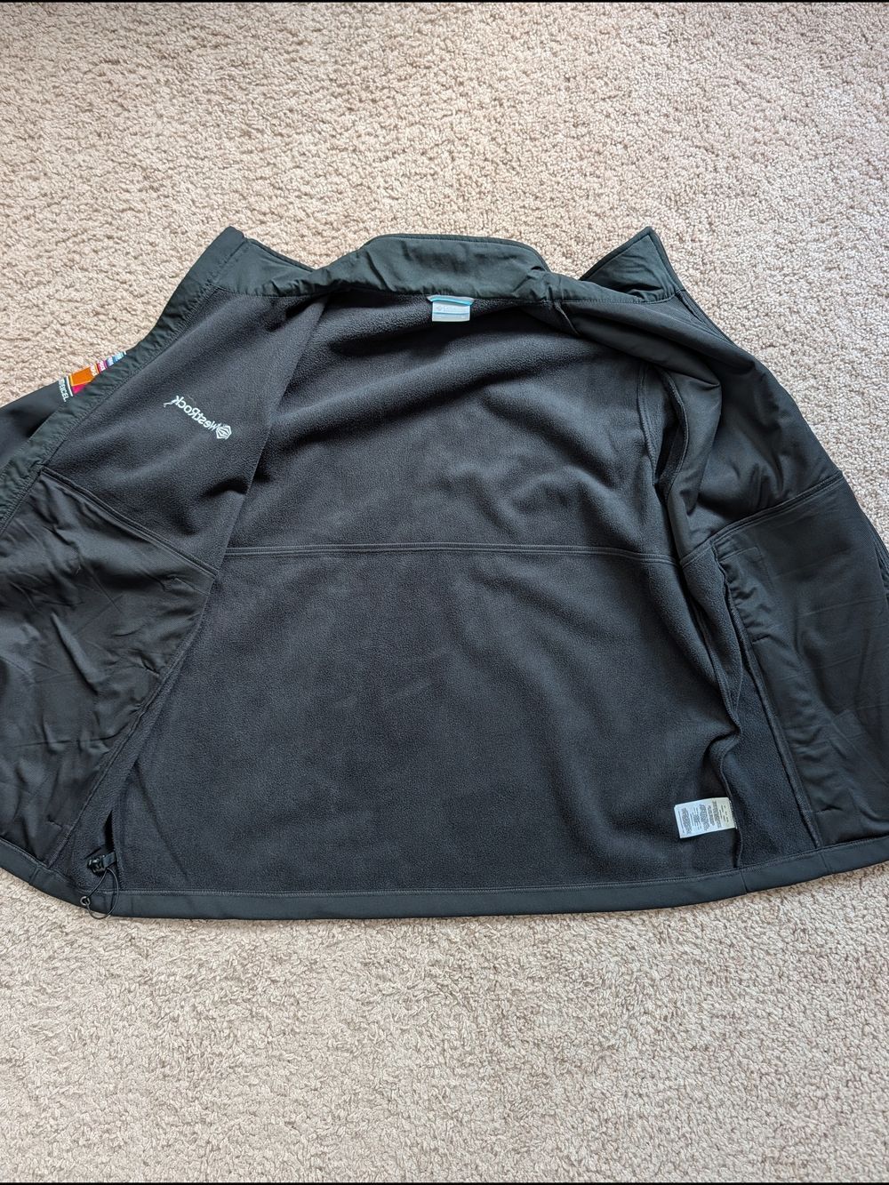 Columbia Mens Black Ascender Westrock Preppy Softshell Jacket NWT Size XL - Picture 4 of 14